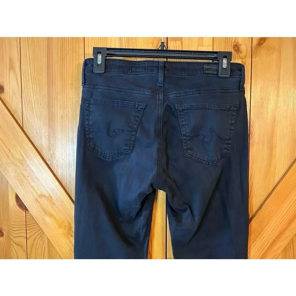 AG Adriano Goldschmied Black Stevie Ankle Slim Straight Ankle Jeans Size 26R (89